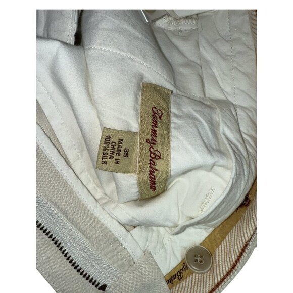 Tommy Bahama 8 inch Mens Pleated Dress Shorts 100% Silk Size 35 - Picture 6 of 7